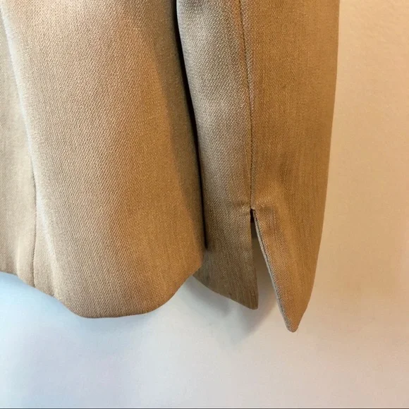 Evan Piccone Brown Tan one-button Blazer Sz 14 - Picture 7 of 7